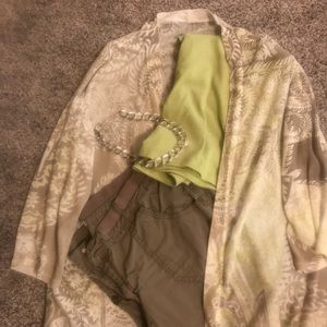 Multi colored cardigan